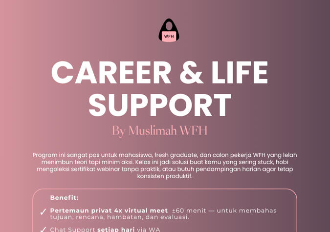 (CLS) Cuma mulai dari 50 ribuan bisa privat produktif seminggu